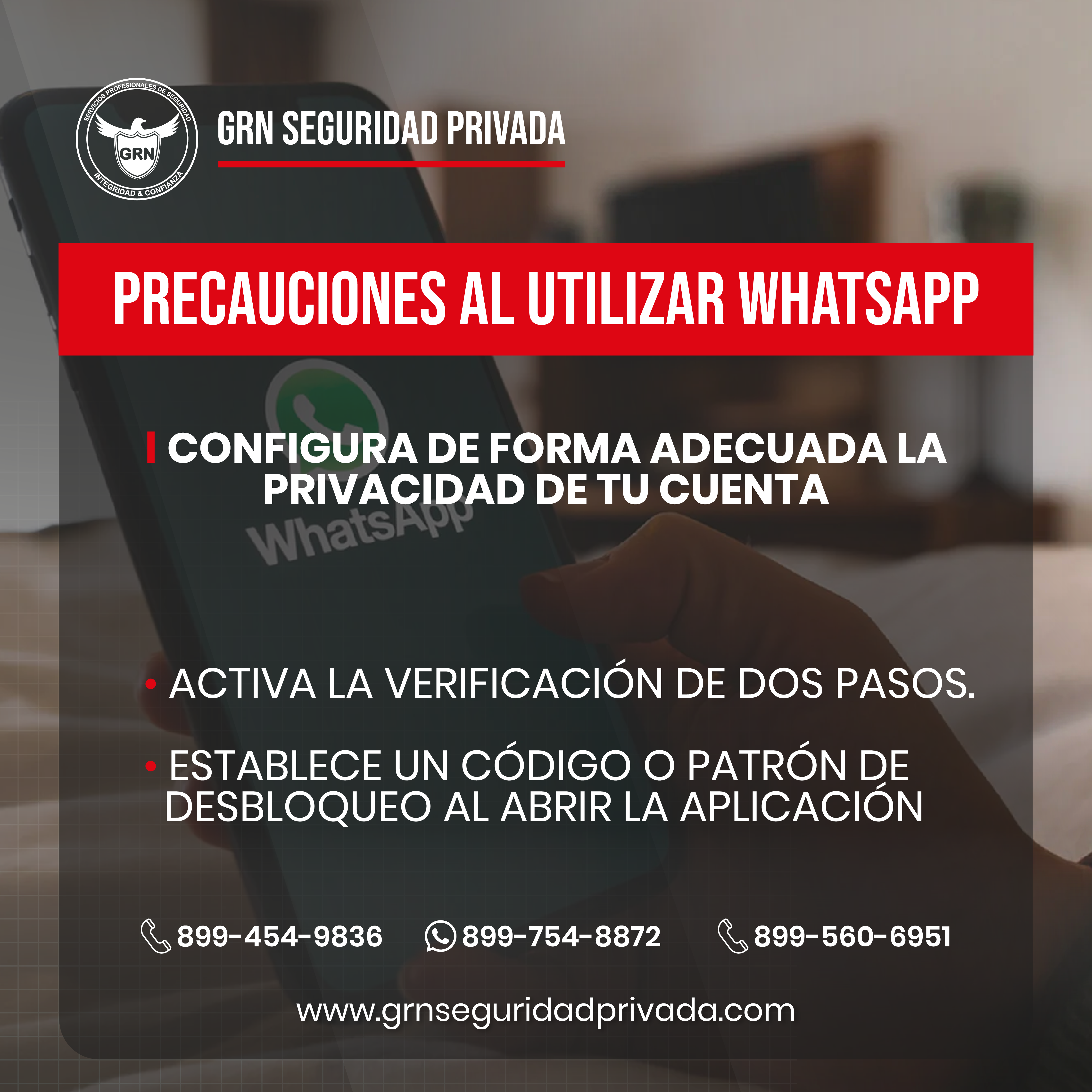 Seguridad digital en whatsapp